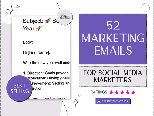 Proven Social Media Marketing Email Templates: Expert-Designed, Instant Download PDF for Consistent Client Engagement & Growth