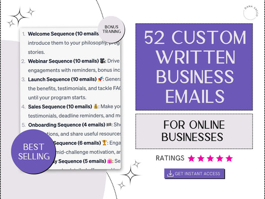 52 Customized Marketing Email Templates for Any Online Business